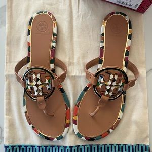Tory Burch Enamel Miller Sandal Size 11